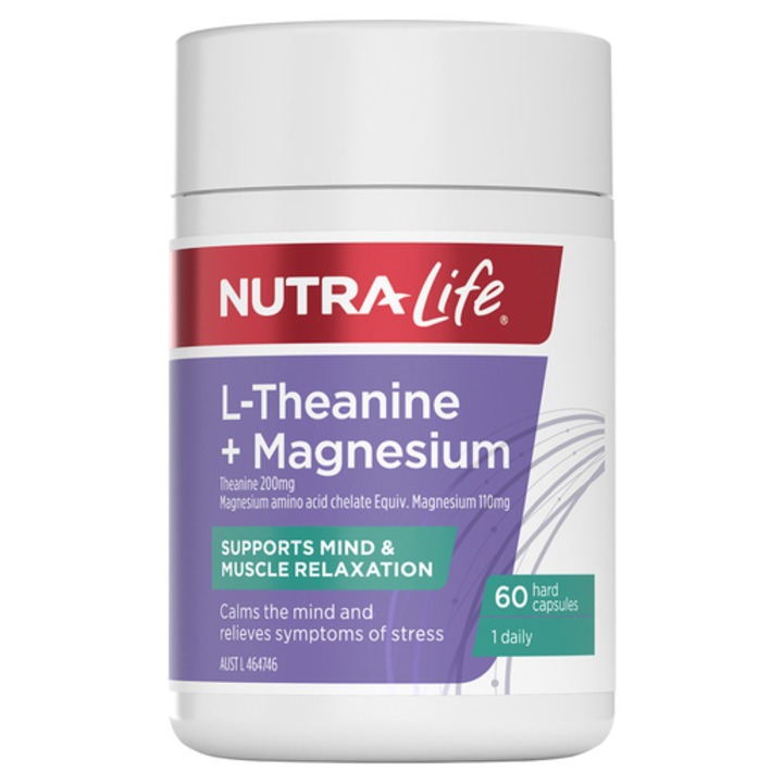 L-テアニン + マグネシウム L-Theanine + Magnesium (60カプセル)